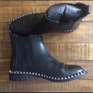 Zara Leather Ankle Boots